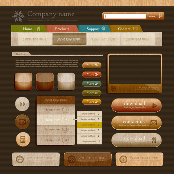 木紋風(fēng)格在網(wǎng)頁與網(wǎng)站設(shè)計中的美學(xué)與應(yīng)用